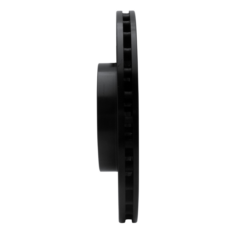 Land Rover Discovery Brake Rotor (1) - Front Left - R1 Concepts - Drilled & Slotted - Black - `06-`17